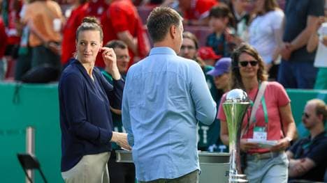 Almuth Schult in ihrer Funktion als TV-Expertin