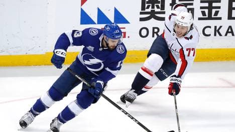 Die Washington Capitals (in weiß) stehen im Finale um den Stanley Cup