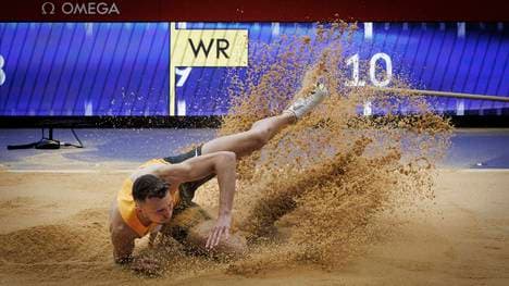 Kann Simon Batz im Weitsprung-Finale für eine Überraschung sorgen?