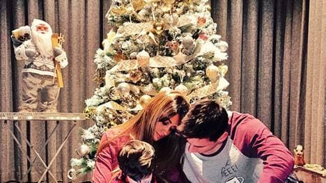 Vorweihnachtliche Stimmung im Hause Messi.