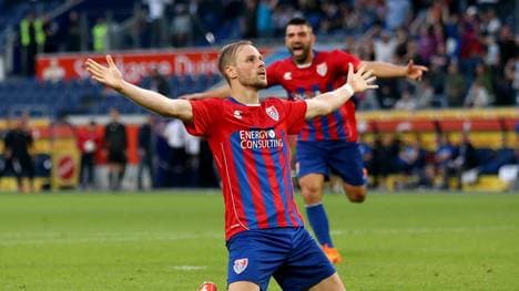 Maximilian Beister erzielte das Tor des Tages für den KFC Uerdingen 