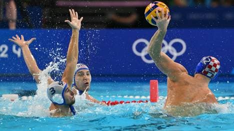 Das Wasserballfinale zwischen Serbien und Kroatien