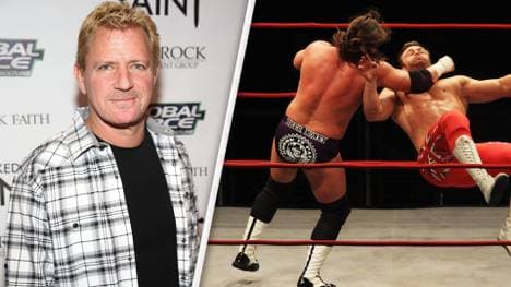 Jeff Jarrett (l.) ist bei der Wrestling-Liga GFW wieder ausgebootet