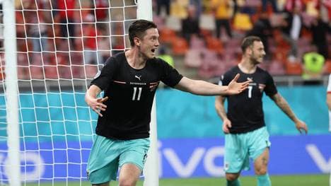 Michael Gregoritsch brachte Österreich gegen Nordmazedonien auf die Siegerstraße