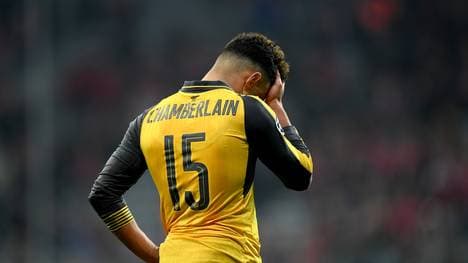 Alex Oxlade-Chamberlain ging mit dem FC Arsenal unter