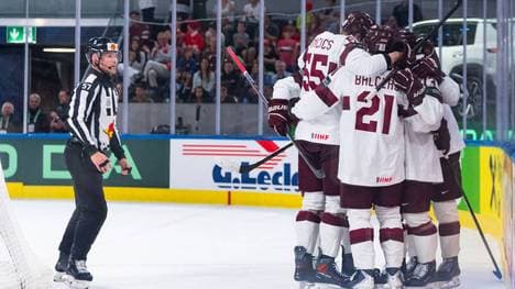 Lettland gewinnt deutlich gegen Großbritannien bei der Eishockey-WM