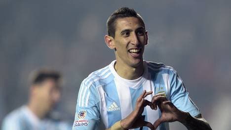 Angel Di Maria im Trikot von Argentinien