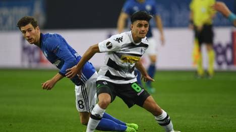 Mahmoud Dahoud, Leon Goretzka, UEFA Europa League Achtelfinale, FC Schalke 04, Borussia Mönchengladbach