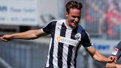Tim Knipping vom SV Sandhausen verletzte sich schwer