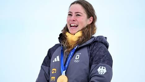 Genoss ihr Gold sichtlich: Daniela Maier