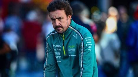 Fernando Alonso ist mit seinem Aston-Martin-Team in der Formel 1 mehr als unzufrieden