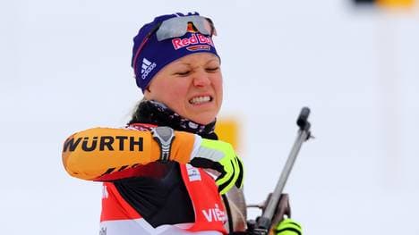 Miriam Gössner gewann bei den Olympischen Spielen 2010 in Vancouver Silber
