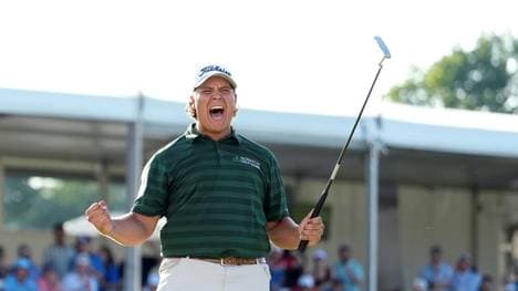 Aldrich Potgieter bejubelt seinen Erfolg