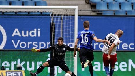 Joel Pohjanpalo vergab einige gute Chancen für den HSV