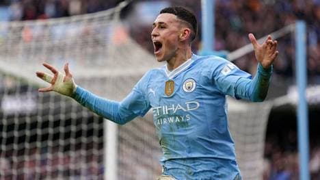 Phil Foden traf doppelt für Manchester City gegen United