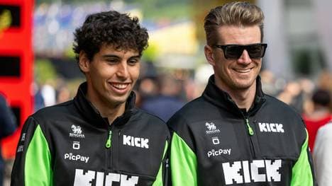 Nico Hülkenberg (r.) und Gabriel Bortoleto