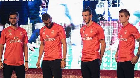 Die Real-Stars zeigen das neue Trikot