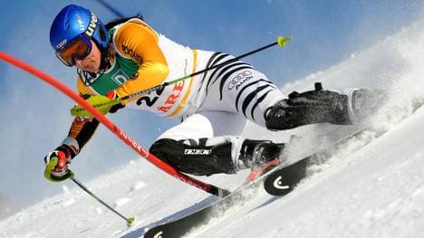 Monika Bergmann bei ihrem letzten Rennen 2009 in Are