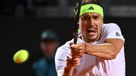 Zverev beim Masters in Rom