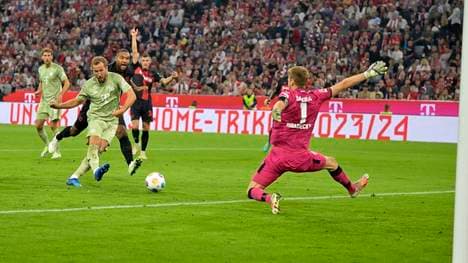 Lukas Hradecky rettete Bayer Leverkusen gegen den FC Bayern reihenweise bei Großchancen