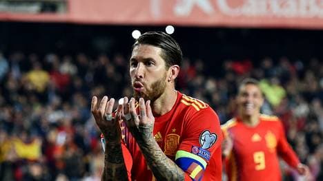 Sergio Ramos traf in seinem fünften Länderspiel nacheinander