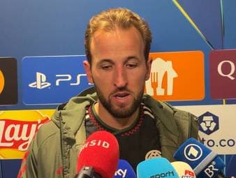 Harry Kane spricht nach dem Sieg gegen Eindhoven  über Jamal Musiala und sein Tor zur 1:0 Führung.