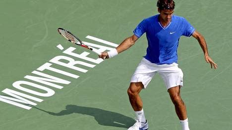 Roger Federer schlug zuletzt 2011 beimm Rogers Cup in Montreal auf
