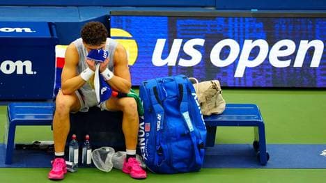 Ben Shelton kämpfte mit den Tränen kurz vor seiner Aufgabe