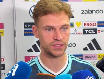 "Sechser-Experte" Joshua Kimmich findet lobende Worte für das Duo Aleksandar Pavlovic und Felix Nmecha. Das Dortmunder "Tier" überzeugte den Kapitän vor allem physisch. 