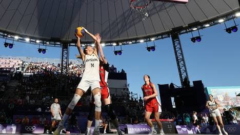 In Paris begeisterten die deutschen 3x3-Frauen die Fans