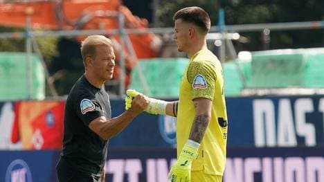 Markus Anfang (l.) setzte Michael Zetterer (r.) wieder auf die Bank