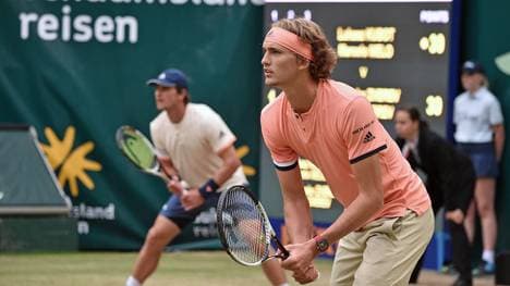 Mischa (l.) und Alexander Zverev sind ein eingespieltes Doppel