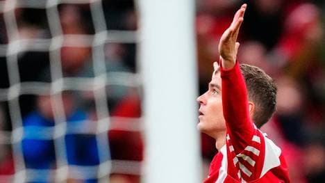 Skov bejubelt einen seiner beiden Treffer