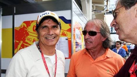 Nelson Piquet (l.) ist dreimaliger Formel-1-Weltmeister