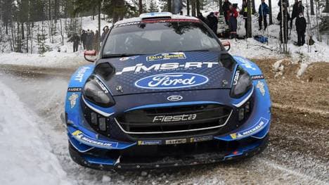 Teemu Suninen war in Schweden am Freitag in Führung gegangen