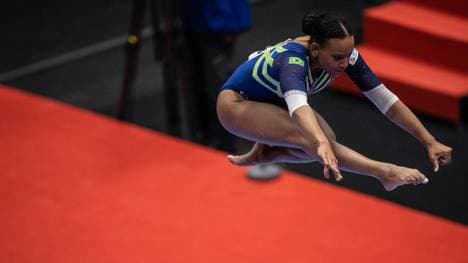 Rebeca Andrade gewinnt Mehrkampf-Entscheidung