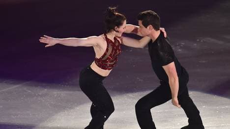 Die Olympiasieger Tessa Virtue und Scott Moir stehen vor dem Comeback