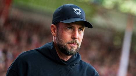 Trainer Sebastian Hoeneß vom VfB Stuttgart