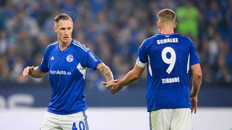 Sebastian Polter (l.) musste ins Krankenhaus