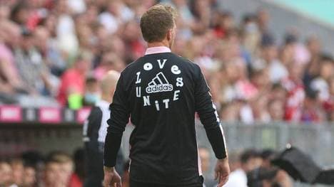 Bayern-Trainer Julian Nagelsmann wechselte seinen Ausrüster