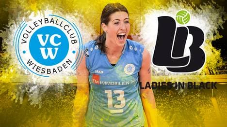 SPORT1 zeigt die Playoff-Viertelfinalserie zwischen VC Wiesbaden und den Ladies in Black Aachen