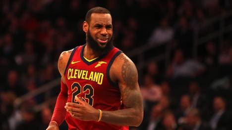 LeBron James gewann mit den Cavaliers bei den New York Knicks
