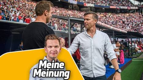 Jesse Marsch (r.) hat bei RB Leipzig eine undankbare Aufgabe übernommen