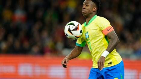 Vinicius Junior von Real Madrid spielt auch bei der WM 2026 für die Selecao