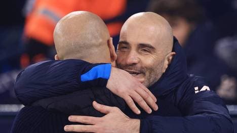Enzo Maresca war früher Co-Trainer von Pep Guardiola bei Manchester City