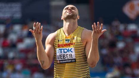 Julian Weber hat bei der Leichtathletik-WM mit Widrigkeiten zu kämpfen