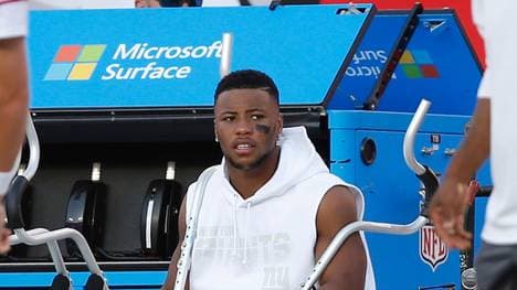 Saquon Barkley wird den New York Giants für mehrere Wochen fehlen