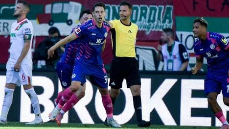 Trotz Platzverweis konnte Mainz am Ende jubeln