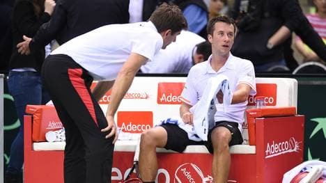 Teamchef Michael Kohlmann (l.) und Deutschlands Nummer eins, Philipp Kohlschreiber