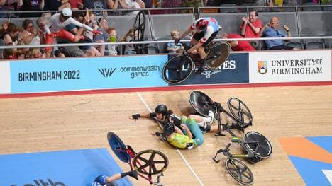 In Birmingham kam es zu einem üblen Massencrash